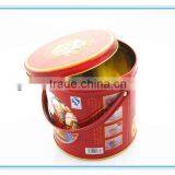 Superior New Round Tin Box With Handle for Food thumbnail-2