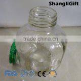 300ml Ball Glass Beverage Bottle Flint Glass Juice Bottle Metal Cap thumbnail-3