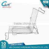 Wire Bbq Grill Fish Rack Basket thumbnail-5