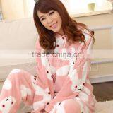 Two Side Brush Printing or Dyeing Tricot Coral Fleece Fabric thumbnail-1