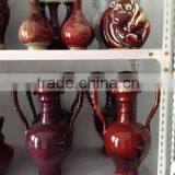 Chinese Antique Porcelain/red Flower Vase thumbnail-1