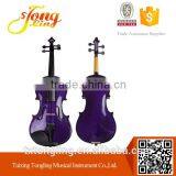 (TL-VP03A )Cheapest Plywood Violin Universal VVolin Coloured Violins thumbnail-1