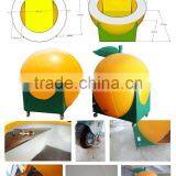 China Supplier Fiber Glass Rainproof Strong Orange Kiosk,orange Fiber Glass Kiosk Outdoor thumbnail-4