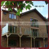 Handrail Plexiglass / Tempered Glass Panel Railing for Outdoor