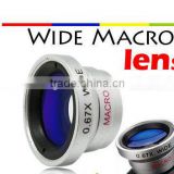 For galaxy S3 i9300 0.67X Wide Angle Macro Fixed Focus Camera Lens