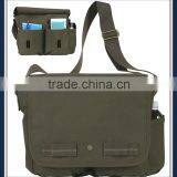 Large Volume Classic Cotton Canvas Messenger Bag Shoulder Bag thumbnail-1