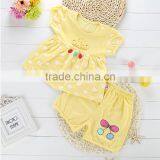 2016 Summer Wholesale Girls Boutique Cotton Dress + Short Pants Set Kindergarten Girl Clothing Baby Girl Boutique Clothing Sets thumbnail-3