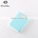 Doolike Newest Design Led Flashlight Dual Usb New Power Bank 8000mah