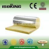 China IKING Fireproof Fiber Glass Wool With Aluminium Foil
