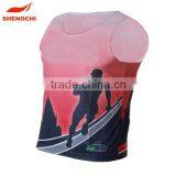 Wholesale Dry Fit Full Print Gym Singlets thumbnail-2