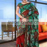 Net and Georgette Saree