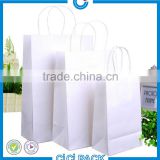 Accepet OEM Design White Paper Shopping Bag Custom