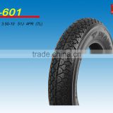 2014 newest anti-skid motorcycle tire 3.50-10 TL