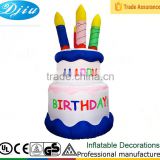 DJ-XT-61Inflatable Birthday Cake Fun Express Happy Birthday Party Decoration New