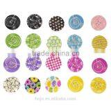 Fashion Bicycle Printed Blue Wooden Buttons 4 Holes 3cm for Fabric thumbnail-3