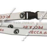 Cheap price & factory supply lanyard durable satin lanyard with logo printing