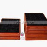 High-end Glossy Stackable Wooden Jewelry Display Tray thumbnail-3