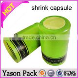 Yason heat shrink capsule china manufacturer baby food spout bags with spout cap hanger hook red pvc heat shrink cap