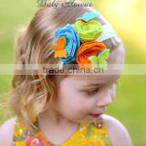 newest, fashion kid headbands with flower