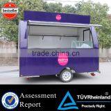 2015 Hot Sales Best Quality Crepe Kiosk Motorcycle Food Kiosk Hand Push Kiosk
