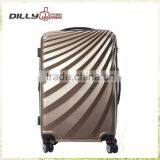 Colorful Printed Trolley Travel Cabin Abs Suitcase thumbnail-1