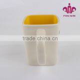 White Ceramic Mug Ceramic Fondue Mug thumbnail-2