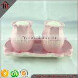 Two Colour Ceramic Salt & Pepper Set thumbnail-1
