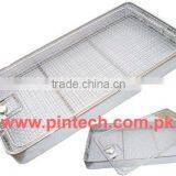 Medical Rectangular Storage Mesh Baskets WITH LID PERFORATED SIDES thumbnail-1