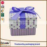 PROMOTION! In Stock Small Pot Dot Gift Paper Box With Bow