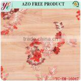 Chinese Flowering Crab-apple Type Design Embroidered Organza Fabric Embroidery thumbnail-3