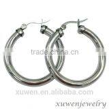 Fashion Bulk Sale Polish Finish Round Medical Steel Earring