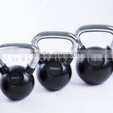 Wholesale China Custom Logo Rubber Coated Steel Kettlebell Set thumbnail-3