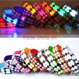 Collar Light Night Up Nylon LED Adjustable Collars S M L XL thumbnail-3