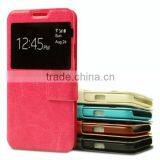 Luxury PU Leather Case for Sony Xperia Z3,Magnetic Flip Cover for Sony ,view Window Case for Sony thumbnail-2