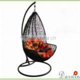 Round Rattan Outdoor Round Swing thumbnail-5