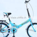 20-inch Lightweight Folding Bicycle High-carbon Steel Student Bicycle thumbnail-1