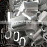 Rigging Hardware Steel Wire Rope Din3093 Oval Aluminum Stopper thumbnail-1