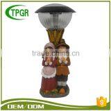 Mini Solar Powered Harvest Led Light Outdoor Solar Yellow Flashing Light Solar Street Light For Garden thumbnail-1