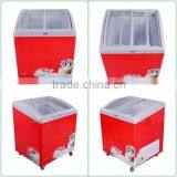 Small Ice Cream Freezer Ice Cream Chest Freezer Single Glass Top Door Freezer thumbnail-2