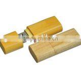 Gift Wood USB flash drive with embossed logo, Eco Friendly Bamboo flash disk, recycling USB flash memory from China