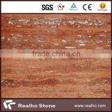 Amazing Red Travertine Marble Countertop Slab Tile thumbnail-2