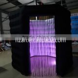 Newest LED Lighting Inflatable Photo Booth with Door Curtain