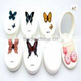 Kaida A-8063-2Print Plastic Contact Lens Case With Bottle Mirror thumbnail-1