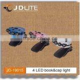 4 LED Book&cap Light Led Bed Head Reading Light Book Light thumbnail-2