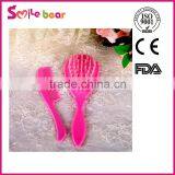 Comfortable Infant Baby Soft Comb and Hair Brush Child White Comb and Brush Set