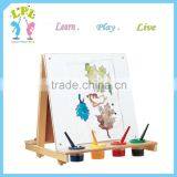 Movable Double-side Kids Painting Wooden Easel thumbnail-5
