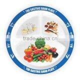 T3086 Melamine Portion Plate, 3 Section Diet Plate thumbnail-1