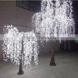 Decorative Tree With Weeping Willow Leaves Garden Light, Led Willow Tree Lighting For Garden