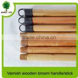 Factory Price Varnished Wood Mop Handle Soomth Wood Handle 120*2.2CM thumbnail-2