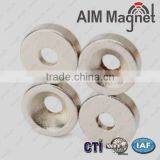 Super Strong Ring Loop Countersunk Magnet 30x10mm Hole 6mm thumbnail-1